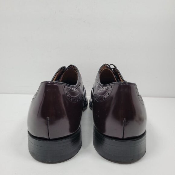 Johnston & Murphy Heritage Men\'s Burgundy Shoes 68818 Made In USA US Size 12 D/B main image 5